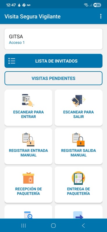 Visita Segura Guard App